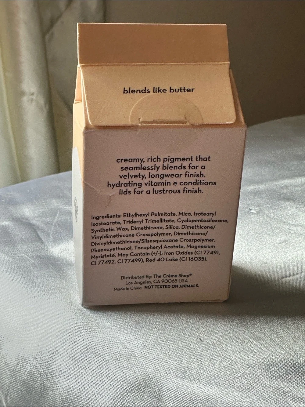 The Crème Shop Croissant Crème Eyeshadow — Shimmery Croissant